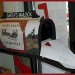 Santa's Mailbox at the Golden Visitors Center