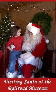 Santa Claus at the Colorado Railroad Museum