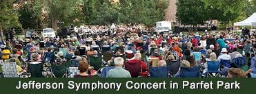 Jefferson Symphony performs a free concert in Parfet Park - Golden Colorado