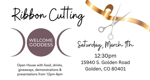 Join the Golden Chamber for the Ribbon Cutting at Welcome Goddess