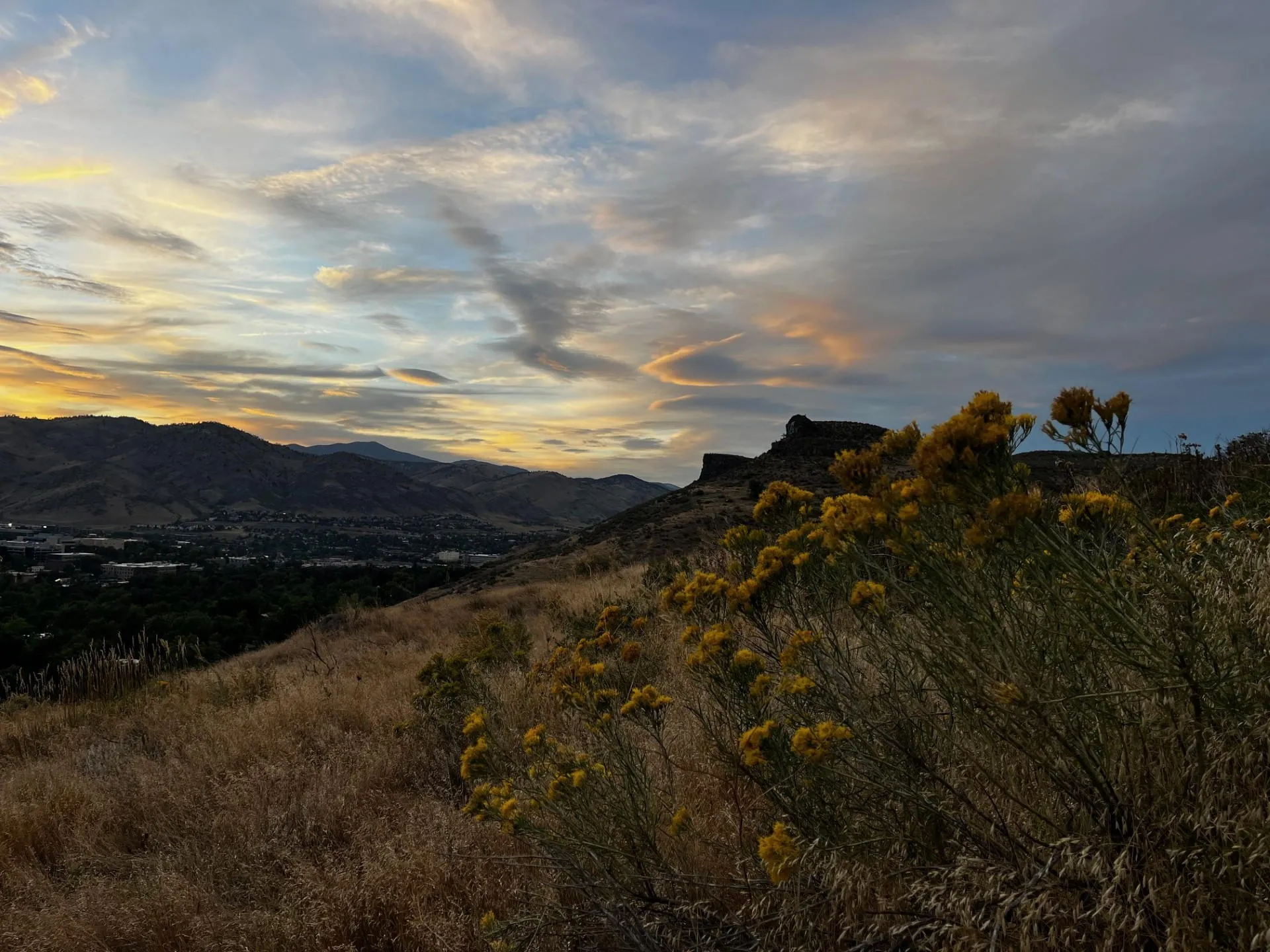 Sunset from South Table Mountain