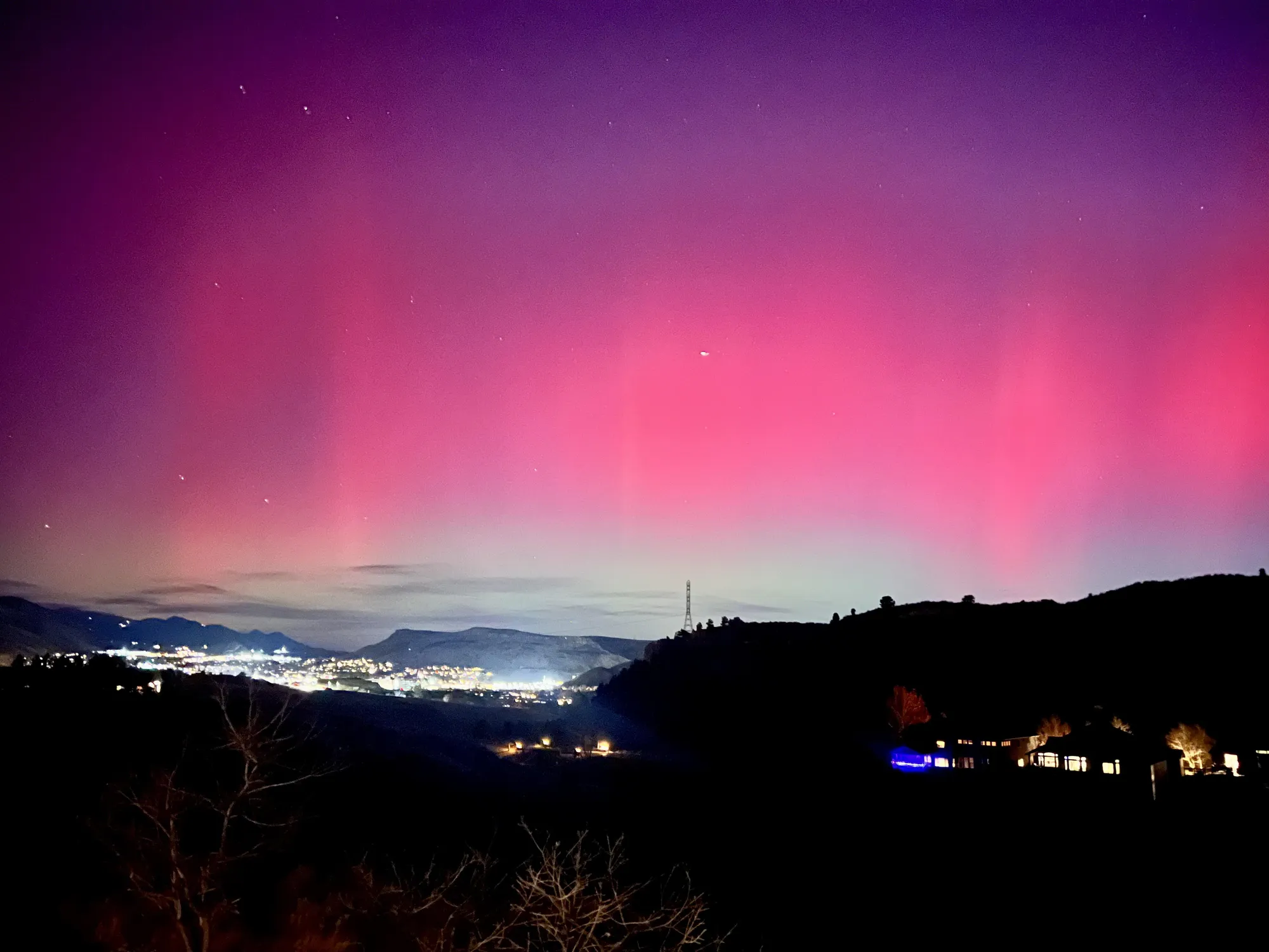 Northern Lights Over Golden!