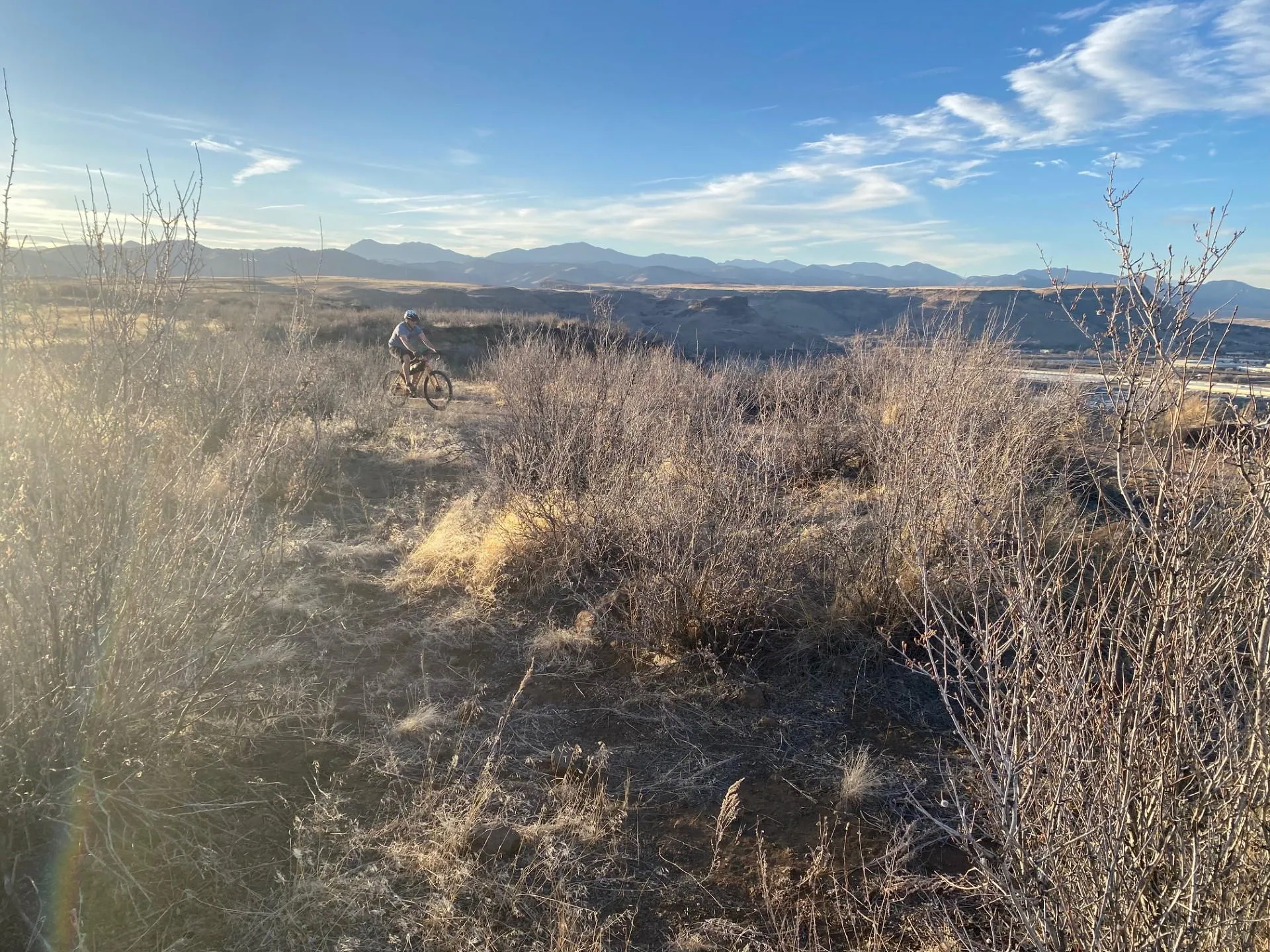 February Bike Ride on South Table Mountain