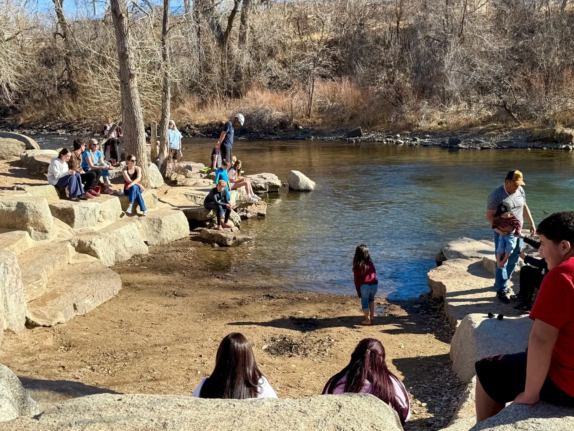 A Very Warm February Day on the Creek