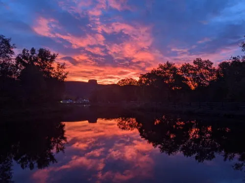 Sunrise, a Proposed Addition, Where to Vote, Supporting Wildfire Victims, and a Man Determined to Build a Road