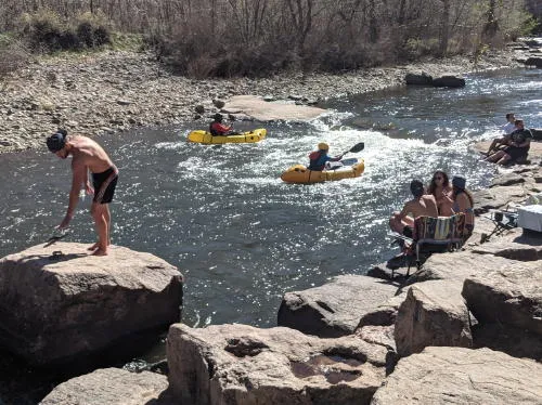 Action on the Creek, Walk-In Vaccine Clinics, a Fashion for Trees, and a Preview of May Events