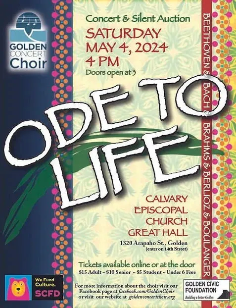 Golden Concert Choir performance today at 4PM at Calvary Church