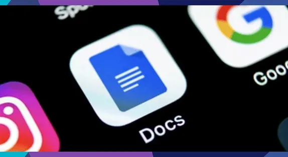 close-up of an onscreen icon for "Docs"