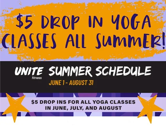 $5 Yoga Classes All Summer