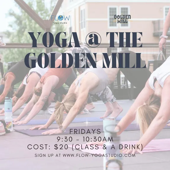 9:30-10:30AM Rooftop Yoga @ The Golden Mill