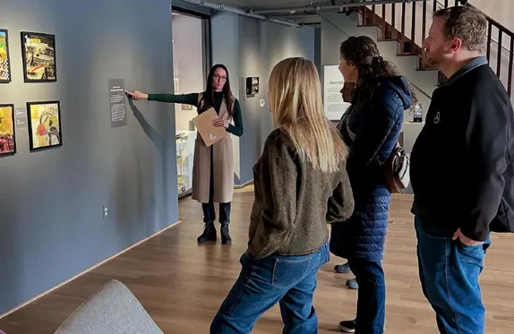 11AM Gallery Tour - Members' Show @ Foothills Art Center - Astor House