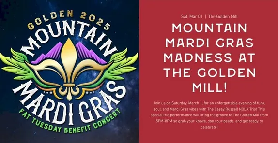 7-10PM 2025 Mountain Mardi Gras @ Buffalo Rose