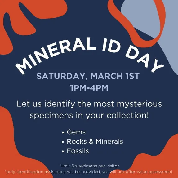 1-4PM Mineral ID Day @ Colorado School of Mines Museum