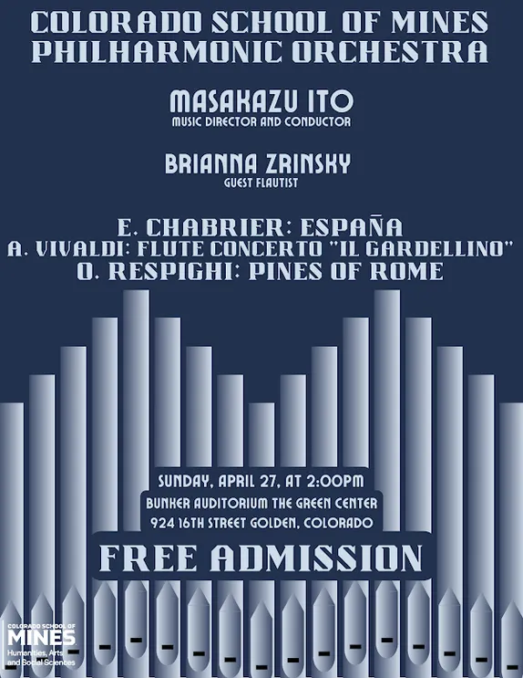 2PM - Colorado School of Mines Philharmonic Orchestra Spring Concert