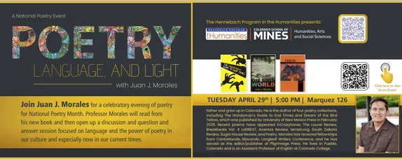 5PM Poetry - Language and Light @ Colorado School of Mines