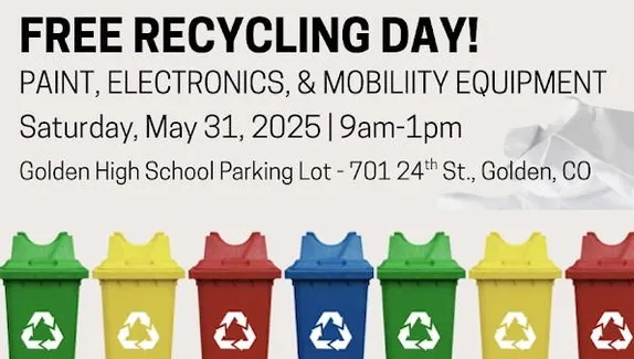 9AM-1PM Free Paint & Electronics Recycling Event @ Golden High School Parking Lot