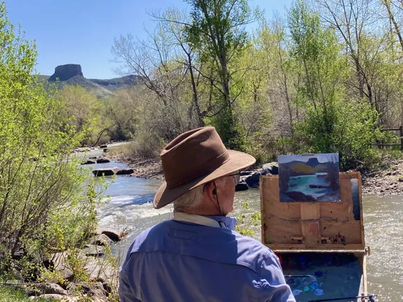 8-10AM En Plein Air @ Foothills Art Center - Astor House