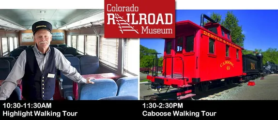 10:30AM and 1:30PM - The Friday Tours @ Colorado Railroad Museum