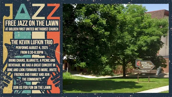 6:30-8:30PM Free Jazz on the Lawn  @ First United Methodist Church