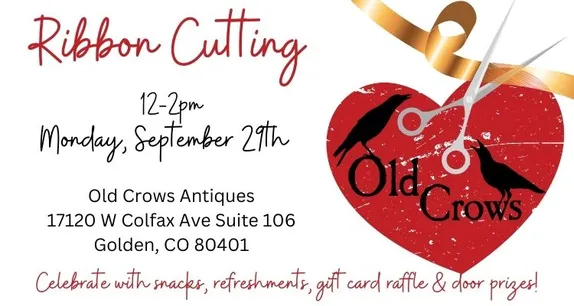 12-2PM Ribbon Cutting @ Old Crows Antiques