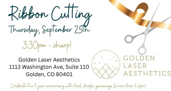 3:30-6PM Ribbon Cutting - Golden Laser Aesthetics @ Golden Laser Aesthetics