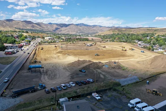 A Lot of Dirt Being Moved on South Golden Road