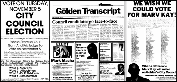 The 1985 Leadership Golden Candidate Forum and a Red-Hot Election Season