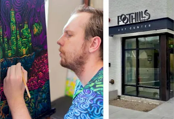 2-3PM Artist Talk with Tom Van Der Sloot @ Foothills Art Center - Astor House