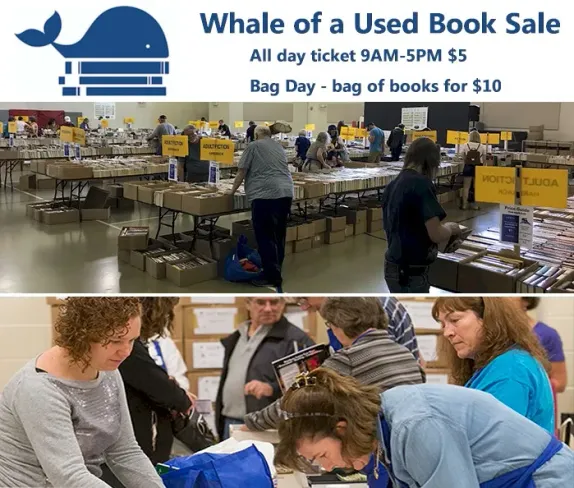11AM-3PM Bag Day at the Whale of a Used Book Sale