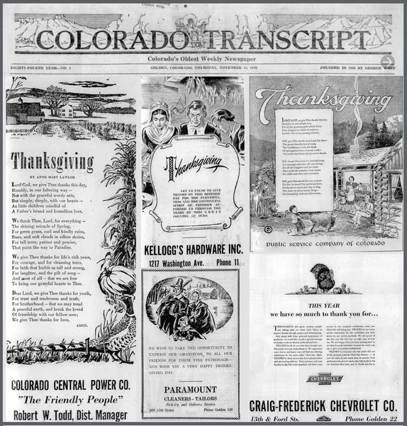 Thanksgiving Week, 1949