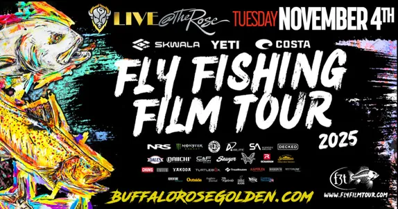 6:30PM Fly Fishing Film Festival @ The Buffalo Rose