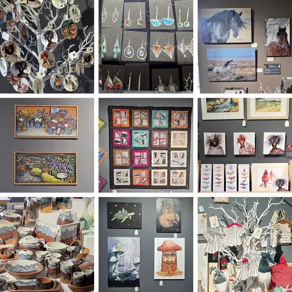 10AM-5PM Holiday Art Market  @ Foothills Art Center - Astor House