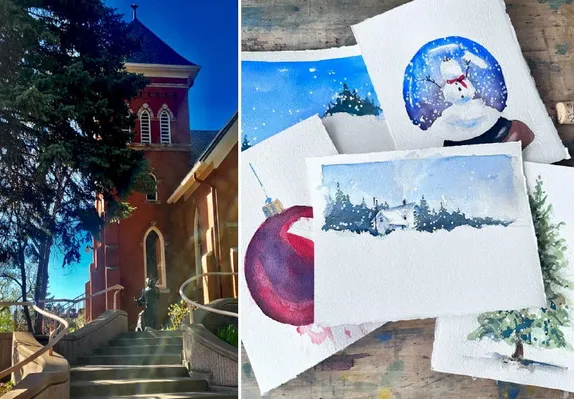 10AM-2PM Watercolor Notecards @ Foothills Art Center