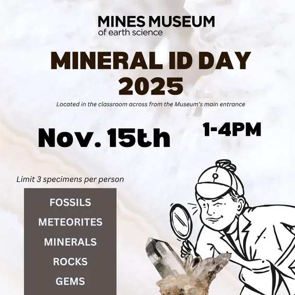 1-4PM Mineral ID Day @ CSM Museum