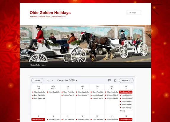 Speaking of Special Events...