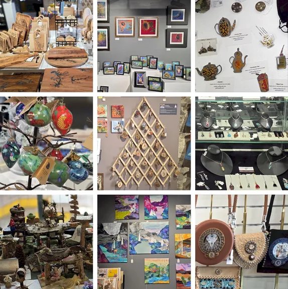 10AM-5PM Holiday Art Market @ Foothills Art Center - Astor House