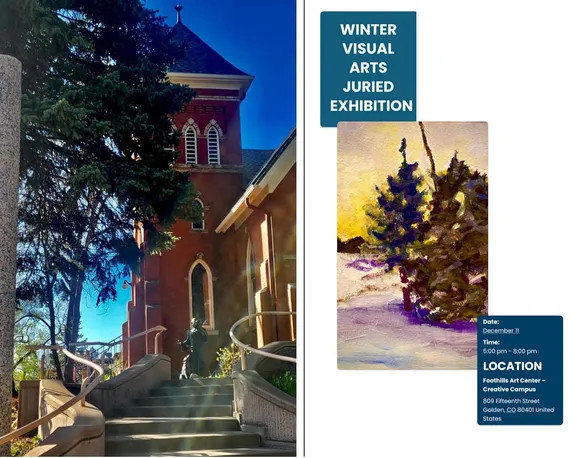 5-8PM Winter Visual Arts Juried Exhibition @ Foothills Art Center - Creative Campus
