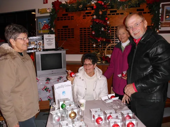 Golden Ornaments @ The Welcome Center