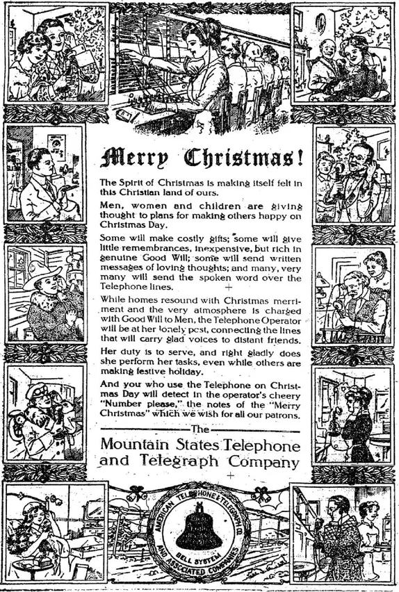 Phone Company Ads of Yore