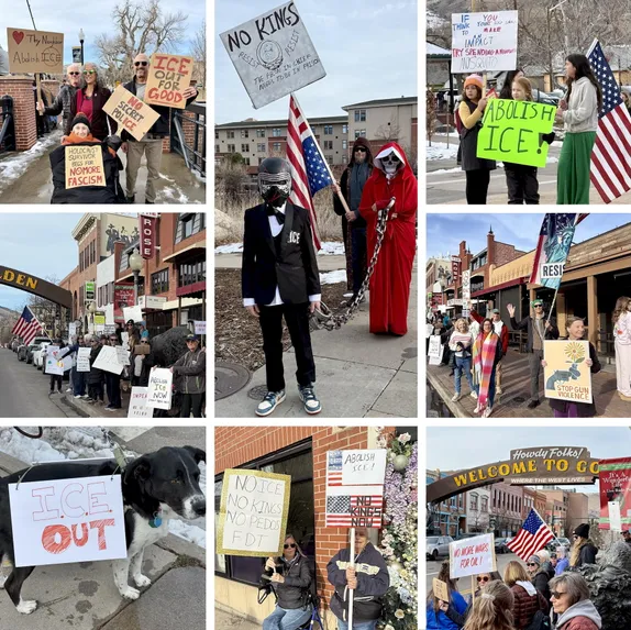 Yesterday's I.C.E. Out Protest