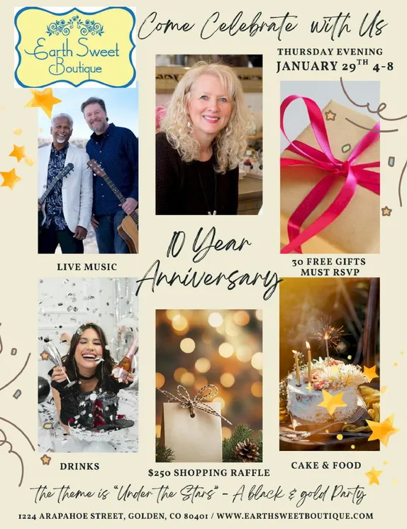 4-8PM 10th Anniversary Party @ Earth Sweet Boutique