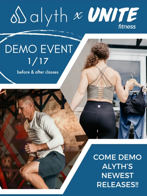 Try some new workout gear tomorrow