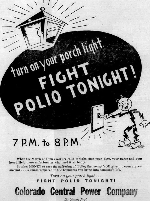 Turn On Your Porch Light to Fight Polio