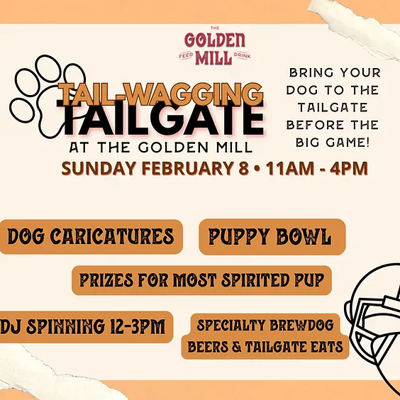 11AM Tail Wagging Tailgate @ Golden Mill