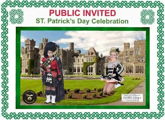 5PM St. Patrick's Day Celebration @ Golden Masonic Temple