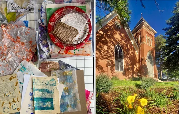 4-5:30PM Collage - Art in Pieces @ Foothills Art Center - Creative Campus