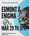 3PM JSO Concert: Egmont and Enigma @ Colorado School of Mines